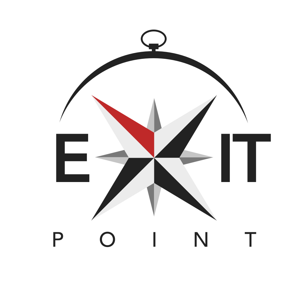 Exit point compass logo